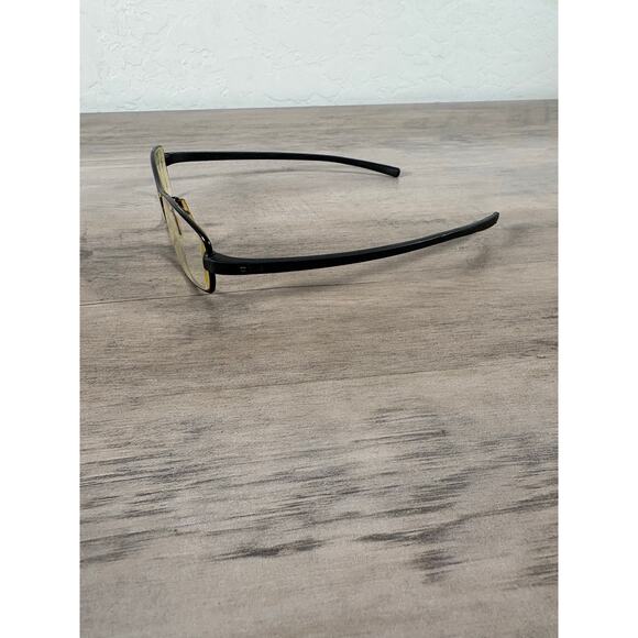 TAG Heuer 4606 136 TH 7001 001 50 15 Men's Eyeglasses Black Vintage EUC